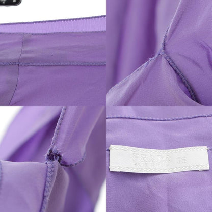Prada Silk Archive Skirt Purple 38