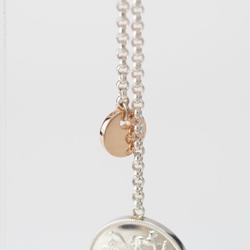 Hermes Exlibris PM Ag925 Au750pg Earrings Accessories Silver 6.5g