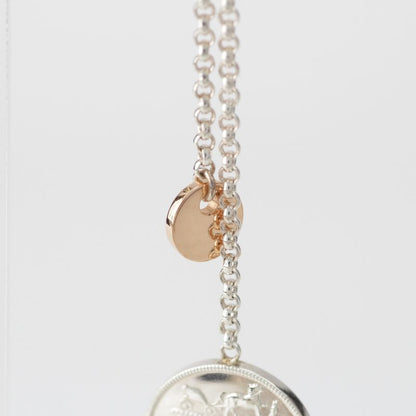 Hermes Exlibris PM Ag925 Au750pg Earrings Accessories Silver 6.5g