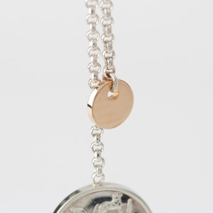 Hermes Exlibris PM Ag925 Au750pg Earrings Accessories Silver 6.5g