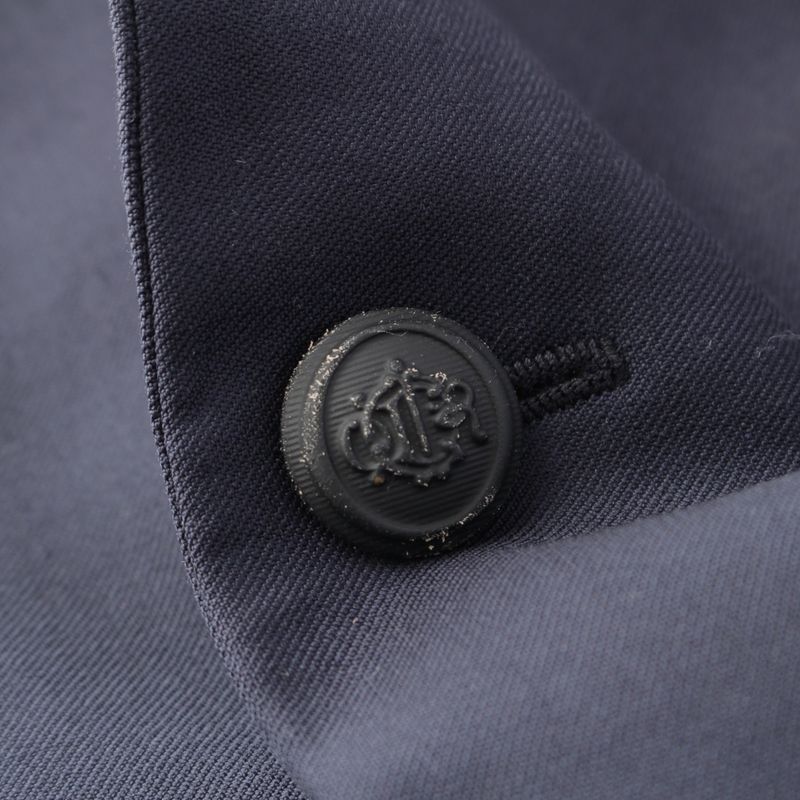 Dior Wool Cupro Single Tailored Jacket Top 433c222d2200 Navy 46