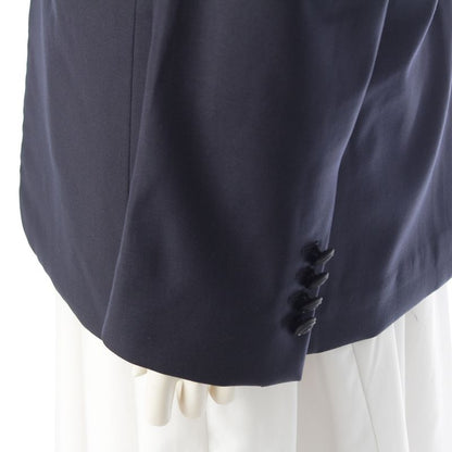 Dior Wool Cupro Single Tailored Jacket Top 433c222d2200 Navy 46