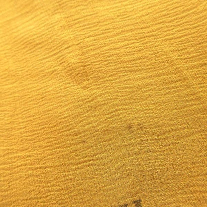 Hermes Shawl Margiela Period H Dot Silk Ocher Yellow Reversible Vintage Hermes