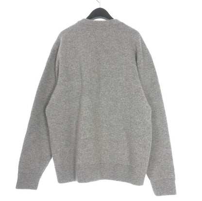 Gucci 2025 Cruise Collection Logo Embossed Wool Crewneck Knit Sweater Long