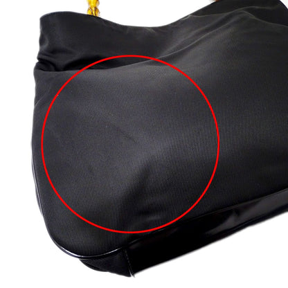 Gucci Bag Women'S Brand Shoulder Bag 2way Bamboo Nylon Black 001 1553 1577