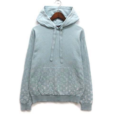 Louis Vuitton Monogram Gradient Knit Hoodie Pullover Hoodie Rm231q Uso Hnn45w