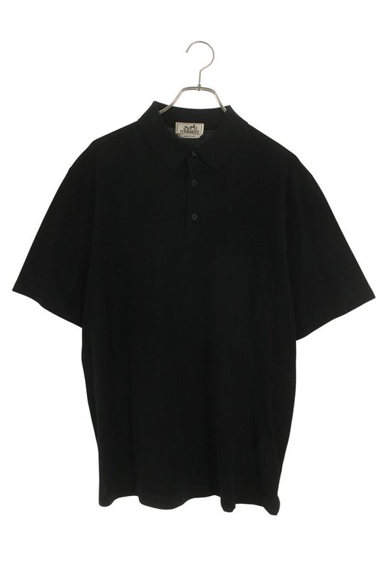 Hermes H Embroidered Cotton Short Sleeve Polo Shirt Men's XL