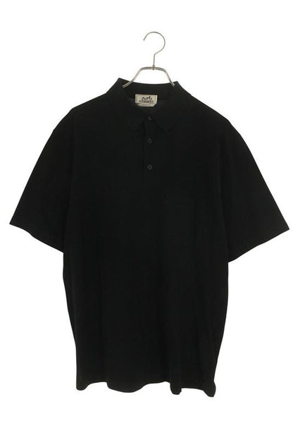 Hermes H Embroidered Cotton Short Sleeve Polo Shirt Men's XL