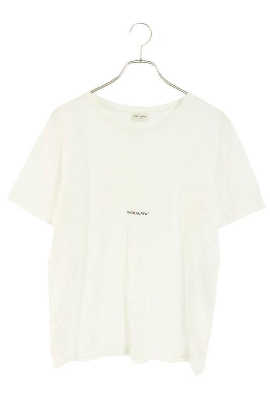 Saint Laurent Paris 464572 Yb2dq Signature Logo Print T-Shirt Men's M