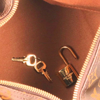 Louis Vuitton M46977 Speedy 25 Monogram Leather Shoulder Bag Men 25