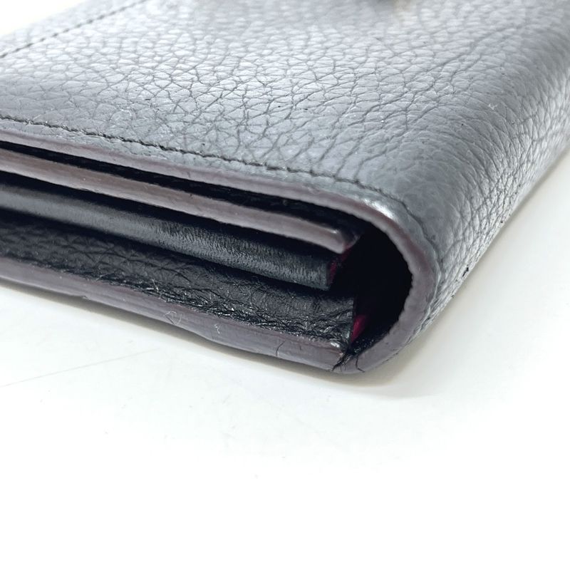 Louis Vuitton Long Wallet Portefeuille Capucines M61248 Taurillon Clemence Noir