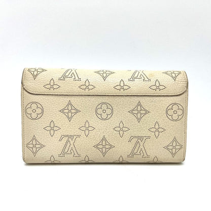 Louis Vuitton Portefeuille Iris M60177 Monogram Mahina Leather Ivory White
