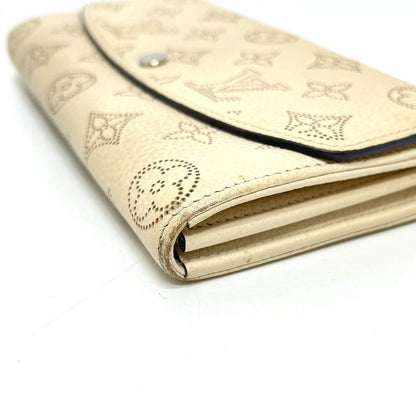 Louis Vuitton Portefeuille Iris M60177 Monogram Mahina Leather Ivory White