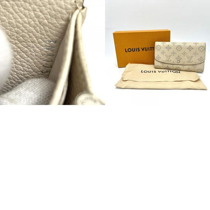 Louis Vuitton Portefeuille Iris M60177 Monogram Mahina Leather Ivory White