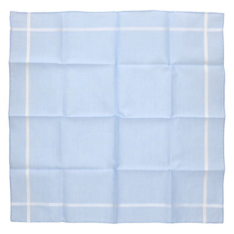 Hermes H Passant H Logo All-Over Cotton Handkerchief Men's