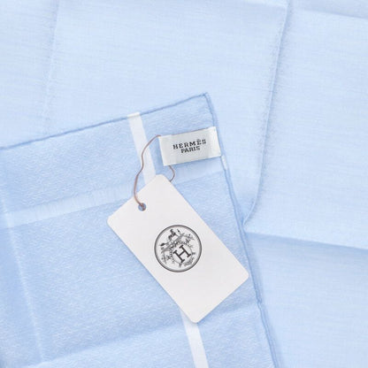 Hermes H Passant H Logo All-Over Cotton Handkerchief Men's