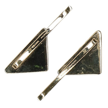 Prada Triangle Logo Hairpin Men's