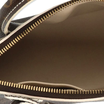 Louis Vuitton M40599 Lock-It BB Monogram Shiny PVC Coated Canvas Handbag Women