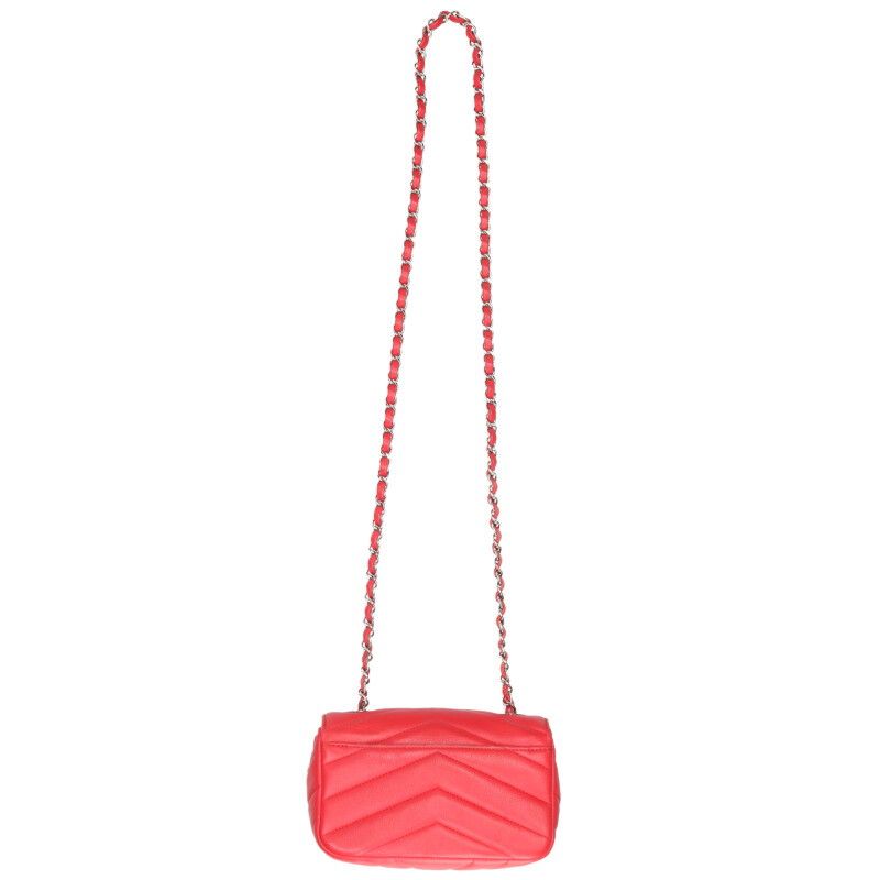 Chanel Chevron V-Stitch Chain Shoulder Bag Women