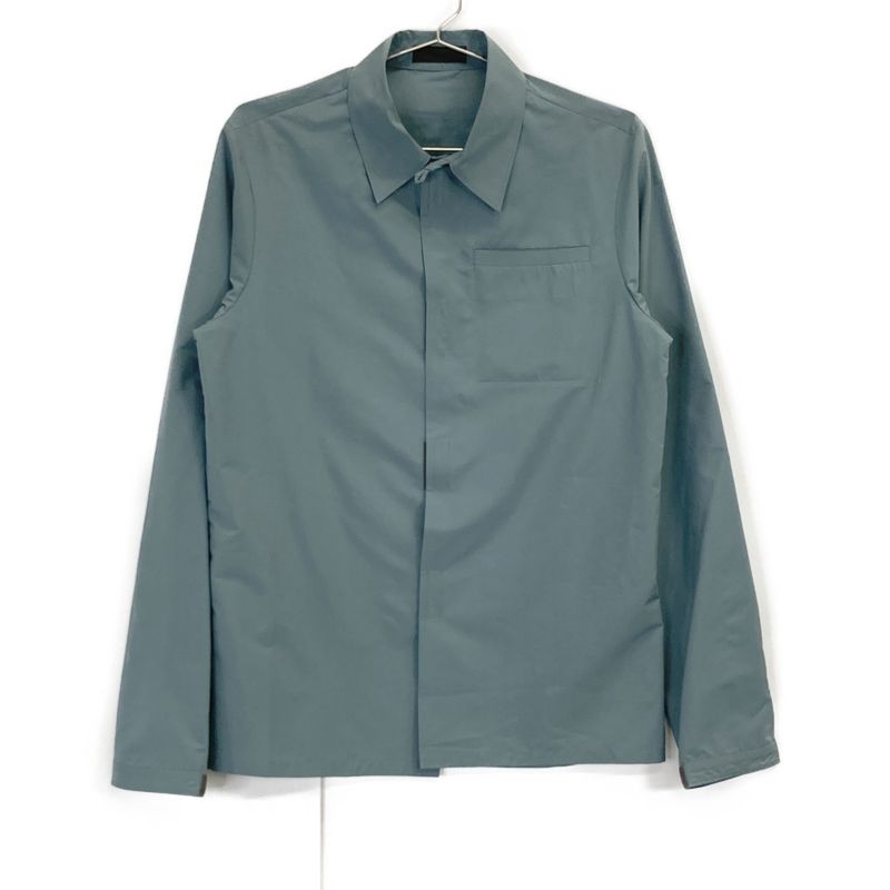 Prada Sc537 20's Light Blue Polyester Shirt XS