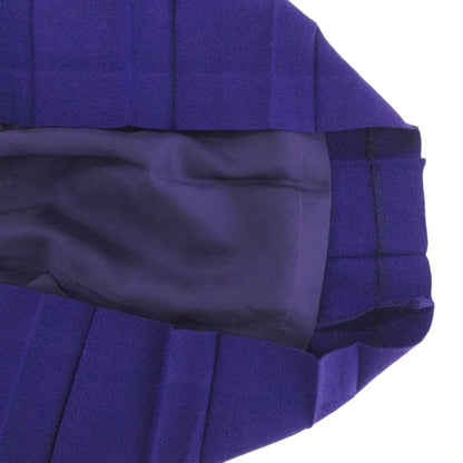 Christian Dior Prêt-À-Porter Wrap Skirt Pleated Mimore Long Wool Button M