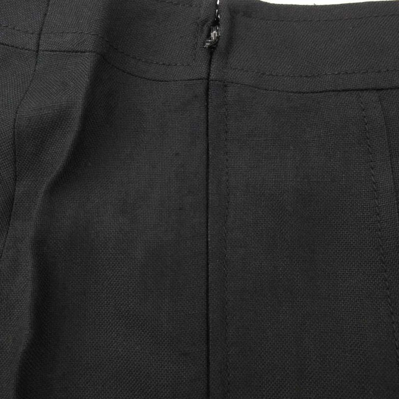 Celine Skirt Pleated Flared Mimore Long Chain Coin 40 Black Nu - Mnk2