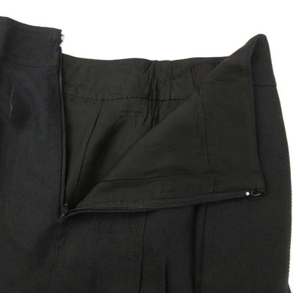 Celine Skirt Pleated Flared Mimore Long Chain Coin 40 Black Nu - Mnk2