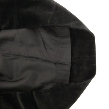 Celine Tight Skirt Mimore Long Velour Chain 42 Black Gold Color Nu