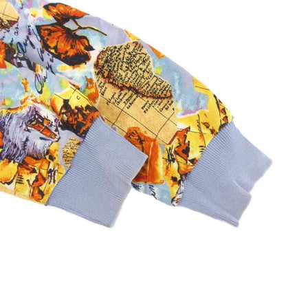 Christian Dior Sport Polo Shirt Long Sleeves Total Pattern M Light Blue Light