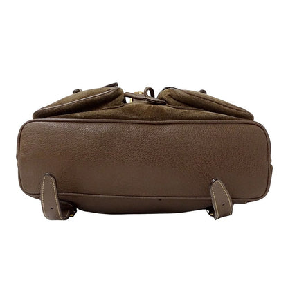 Gucci Bag Women'S Brand Rucksack Bamboo Suede Brown 003 9058 0016 Mini Rucksack