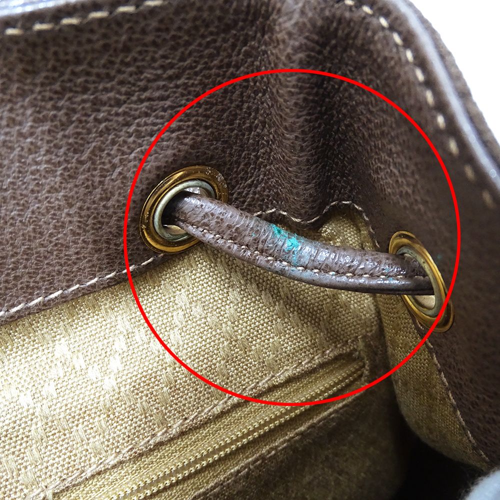 Gucci Bag Women'S Brand Rucksack Bamboo Suede Brown 003 9058 0016 Mini Rucksack