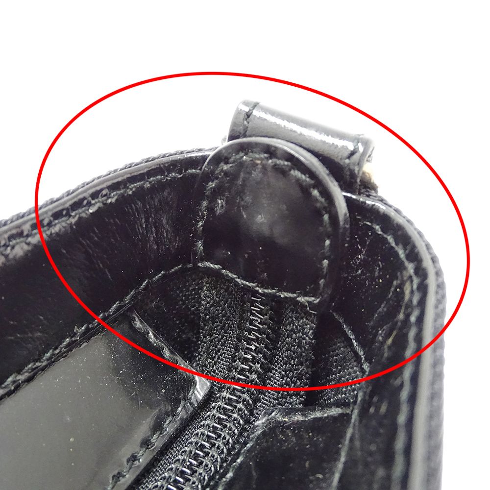 Gucci Bag Ladies Brand Handbag Shoulder Bag 2way Bamboo Nylon Black 000 1998