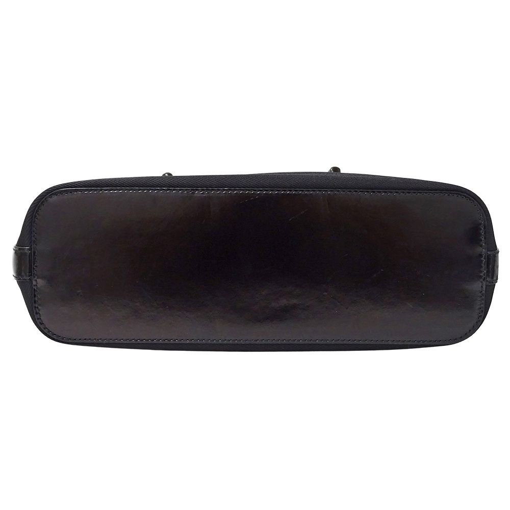 Gucci Bag Ladies Brand Handbag Shoulder Bag 2way Bamboo Nylon Black 000 1998