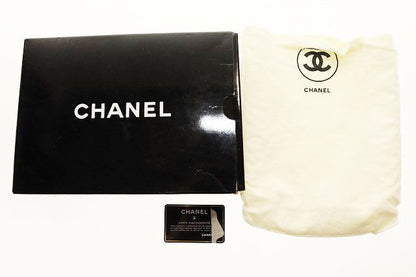 Chanel Matelasse Lambskin Double Flap Double Chain Handbag Beige Gold Aa