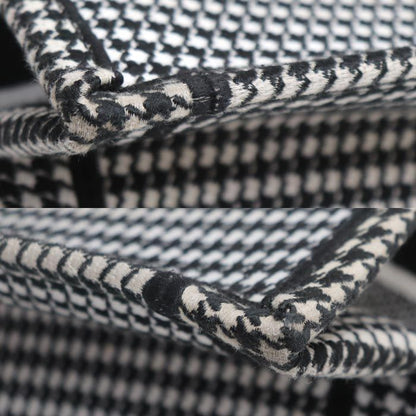 Dior Book Tote Medium Bag White Black M1296 Ztqt m911 Houndstooth