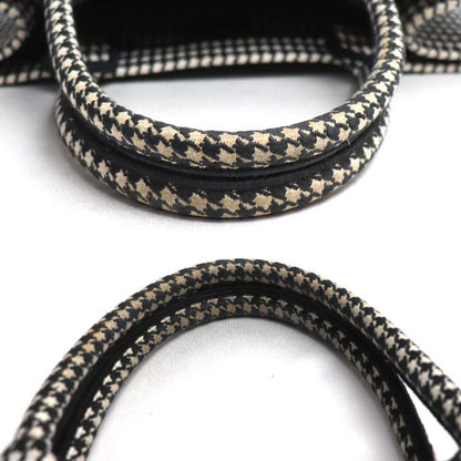 Dior Book Tote Medium Bag White Black M1296 Ztqt m911 Houndstooth