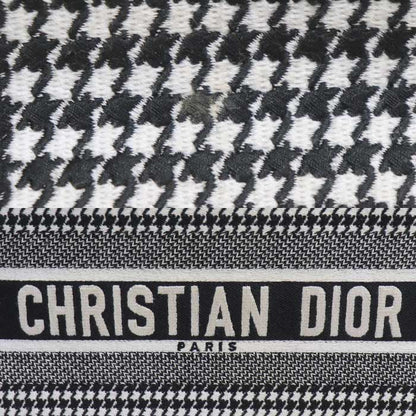 Dior Book Tote Medium Bag White Black M1296 Ztqt m911 Houndstooth