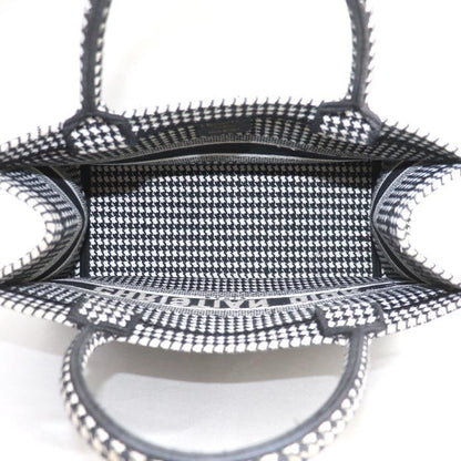 Dior Book Tote Medium Bag White Black M1296 Ztqt m911 Houndstooth