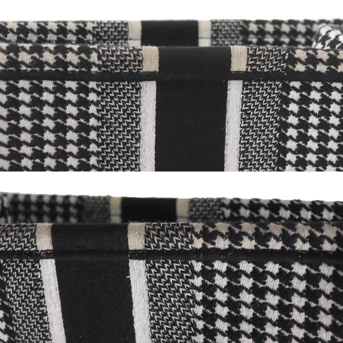 Dior Book Tote Medium Bag White Black M1296 Ztqt m911 Houndstooth