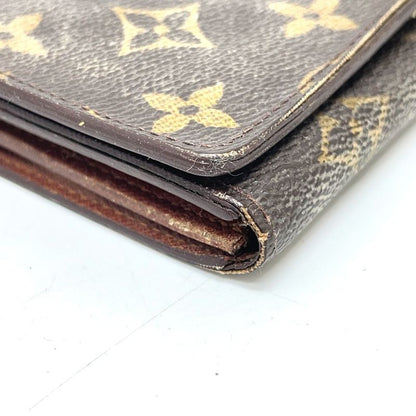 Louis Vuitton Bifold Wallet Porte Monet Vieux Trésor M61730 Monogram Canvas