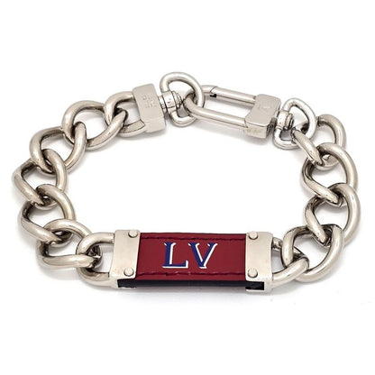 Louis Vuitton my Chain Bracelet Total Length 21.8 cm Cowhide