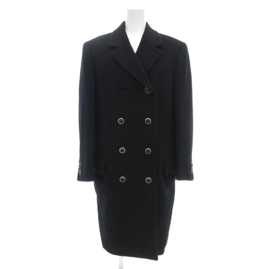 Gianni Versace Gianni Versace Double Breasted Coat P Coat Peacoat Medusa Button