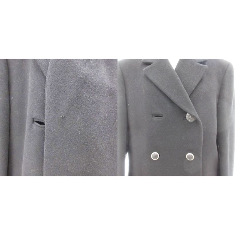 Gianni Versace Gianni Versace Double Breasted Coat P Coat Peacoat Medusa Button