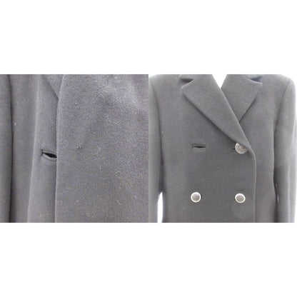 Gianni Versace Gianni Versace Double Breasted Coat P Coat Peacoat Medusa Button