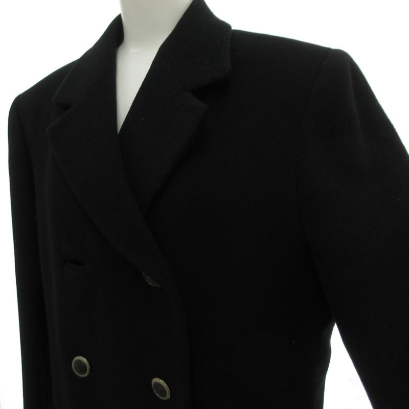Gianni Versace Gianni Versace Double Breasted Coat P Coat Peacoat Medusa Button