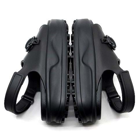 Gucci Horsebit Platform Rubber Sandals Strap 742435 Black 35 Approx 22cm