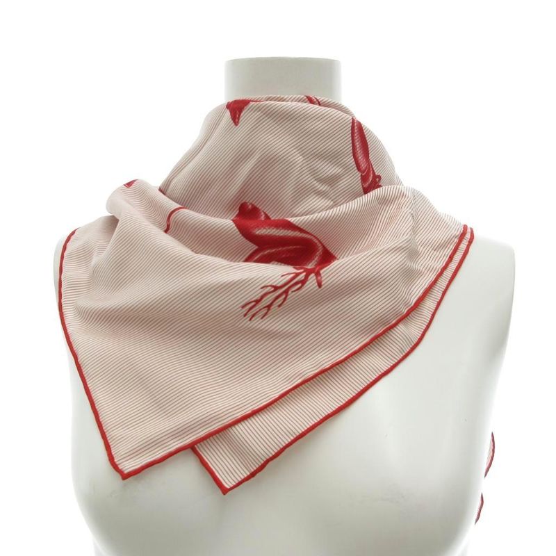 Hermes Tagged Faune Lettree Carré 90 Scarf Silk Animal Lettering Alphabet