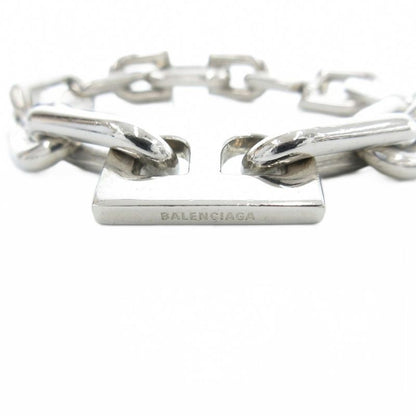 Balenciaga B Chain Slim Chain Bracelet M Silver Color Uo Aa