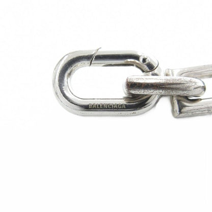 Balenciaga B Chain Slim Chain Bracelet M Silver Color Uo Aa