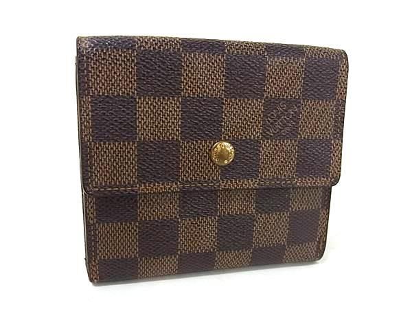 Louis Vuitton Wallet Damier Porte Monnaie Vie Carte Cles Di N61652 Ebne Brown